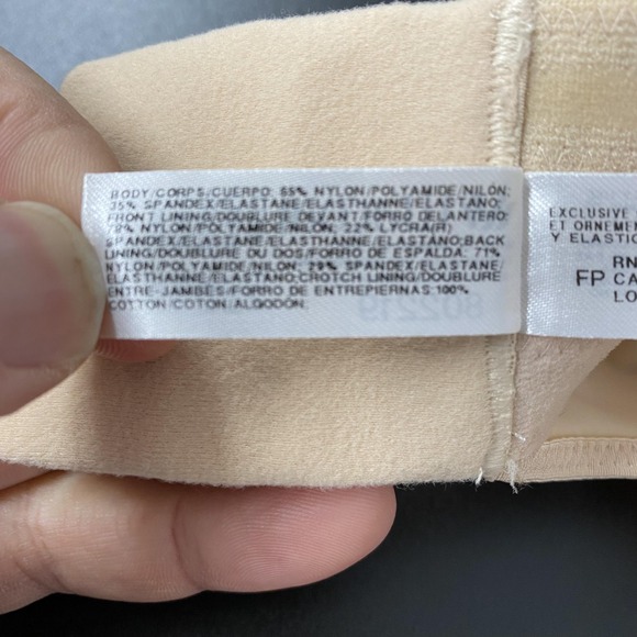 Wacoal Corselette Shapewear Womens 38D Beige Strapless Firm Control Body Shaper - Picture 14 of 16